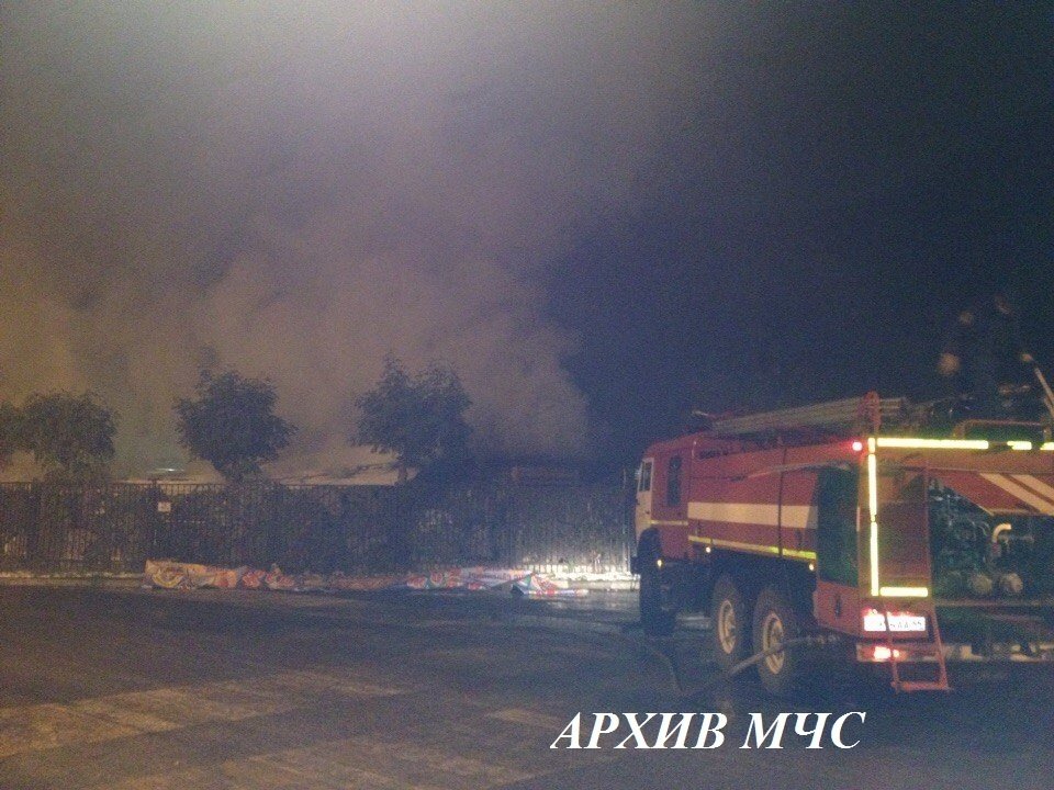 Пожар в Буйском районе, д. Добрецово